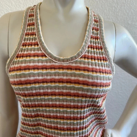 Madewell "retro style tank  stripe size Large - Picture 2 of 5